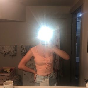 LA Hearts PacSun cinched tee🧡